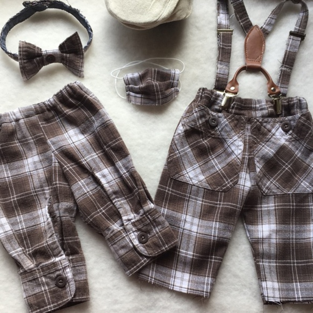 Newsboy Newborn set perfect for photo Prop